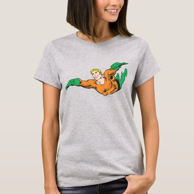 T-shirt Aquaman Soars (Frente)