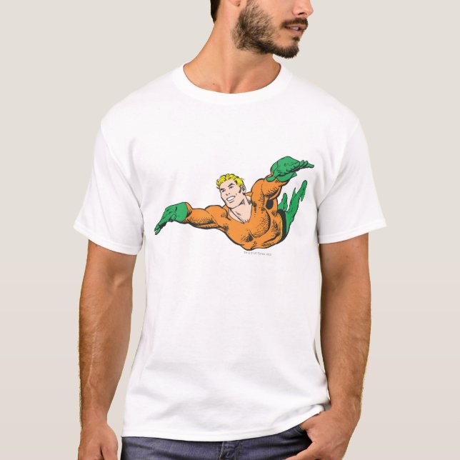T-shirt Aquaman Soars (Frente)