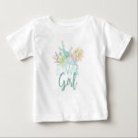 T-shirt Aquarela de Buquê Suculente | Rapariga Mais Alta<br><div class="desc">Por Honey & Birch Studios</div>
