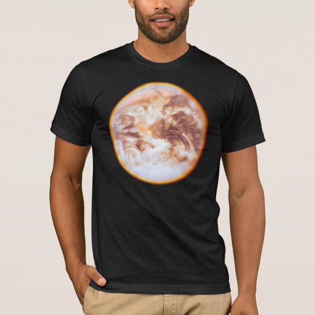 T-shirt "Aquecimento global " (Frente)