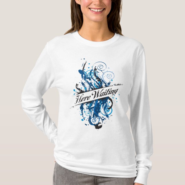 T-shirt Aqui esperando (Frente)