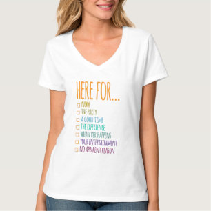 T-shirt Aqui por enquanto