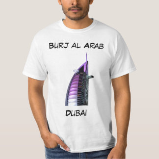 T-shirt Árabe do al de Burj, Dubai