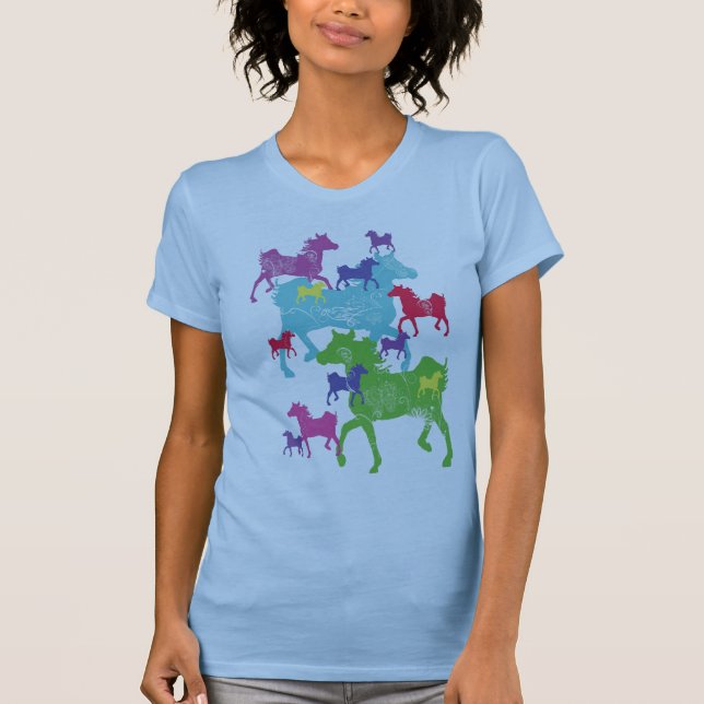 T-shirt Árabes brilhantes (Frente)