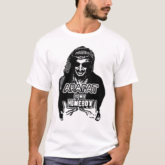 T-shirt Arafat é meu ficar em casa (Frente)