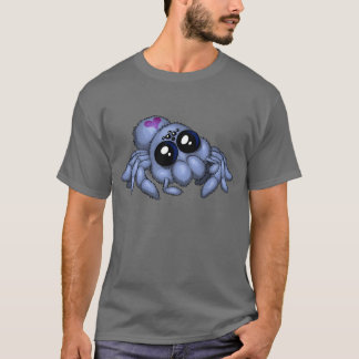 T-shirt Aranha adorável (azul)