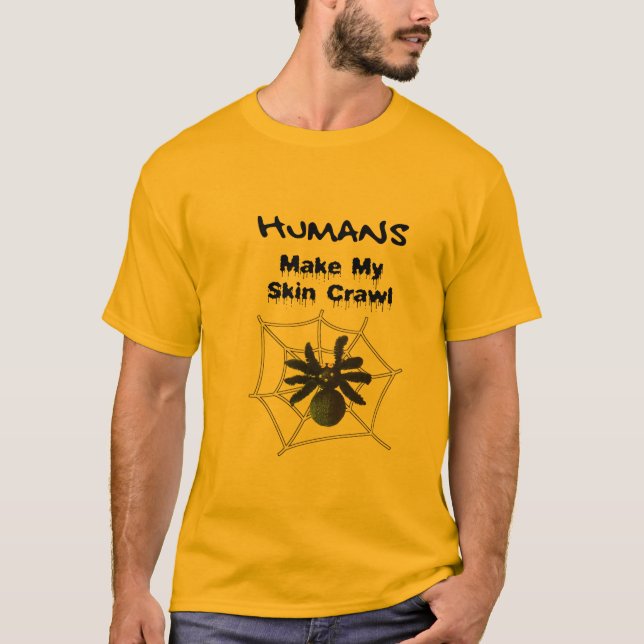T-shirt Aranha assustador (Frente)