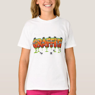 T-Shirt Aranha de grafite - Teto de Streetwear Edg