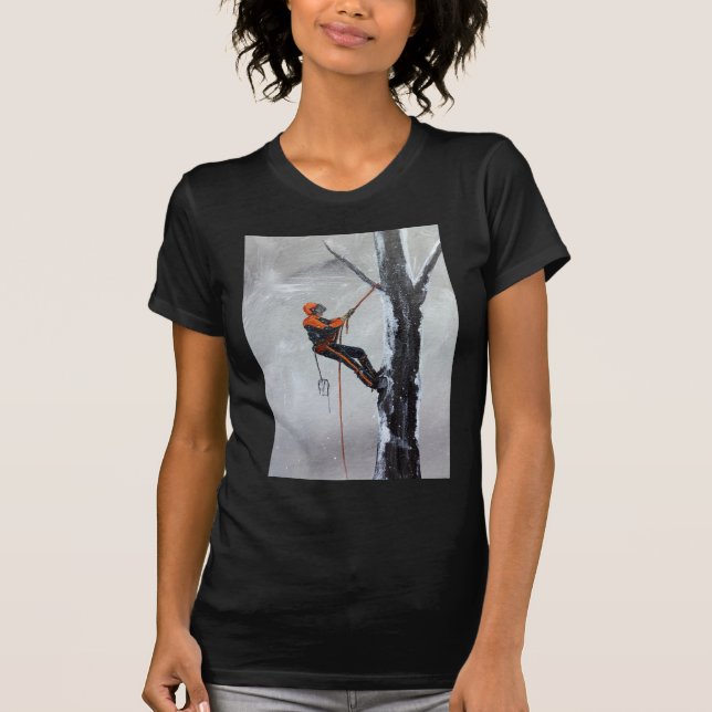 T-shirt Arborista Long Haul Husqvarna (Frente)