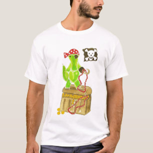 T-shirt Arca do tesouro do pirata do jacaré