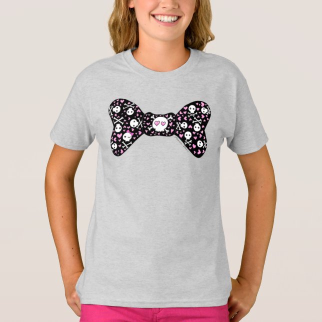 T-shirt Arco de Bolinhas Crossbones de Açúcar (Frente)