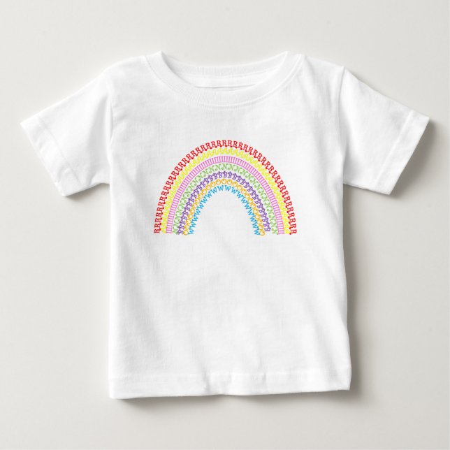 T-shirt arco-íris (Frente)