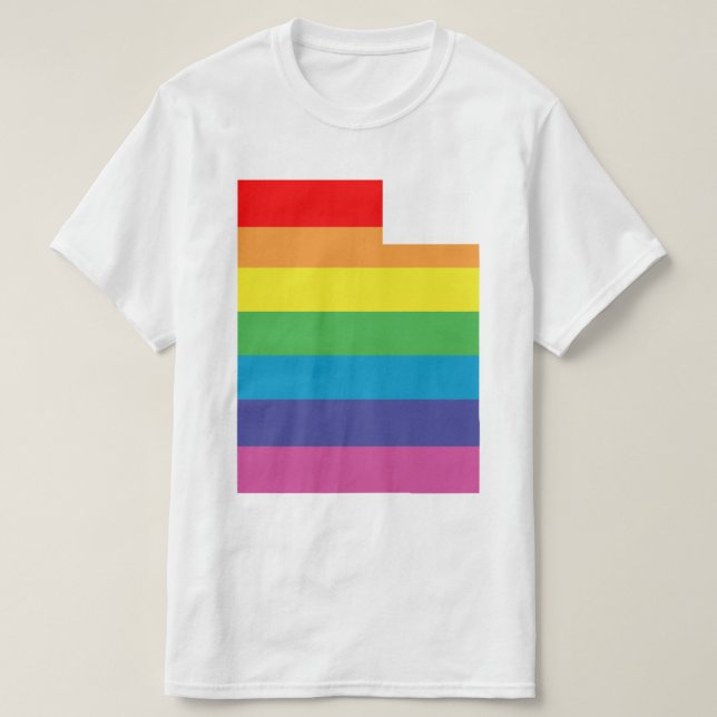 T-shirt arco-íris (Frente do Design)