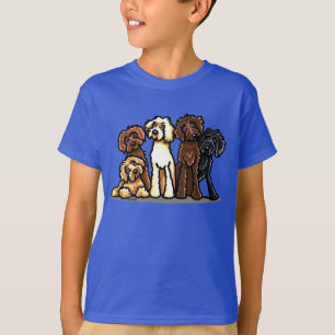 T-shirt Arco-íris de Labradoodle