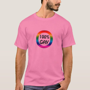 T-shirt Arco-íris do gay de 100% por PercentGay.com