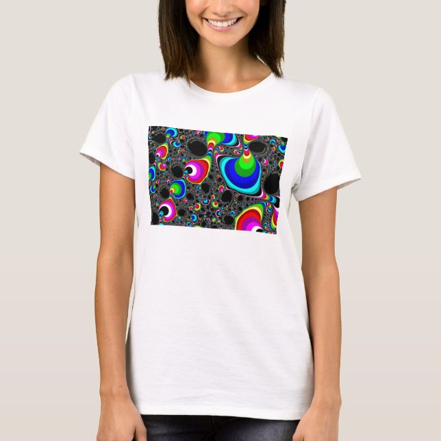 T-shirt Arco-Íris Global - Fractal (Frente)
