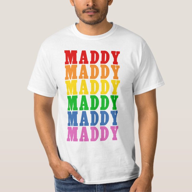 T-shirt Arco-íris Maddy (Frente)