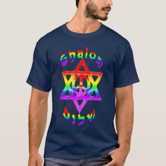 T-shirt Arco-íris Shalom