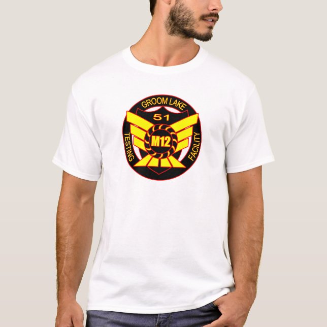T-shirt Área 51 12 majestosos (Frente)