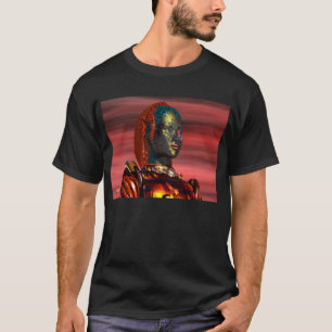 T-SHIRT ARES / RETRATO CYBORG NO PÔR DO SOL