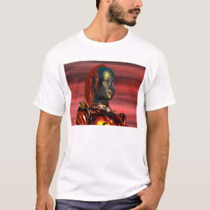 T-SHIRT ARES - RETRATO DE CIBORG NO SUNSET