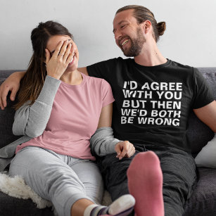 T-shirt Argumentos engraçados