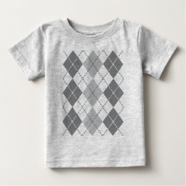 T-shirt Argyle cinzento