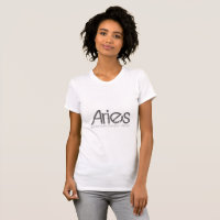 Aries Tee-shirt Em Branco