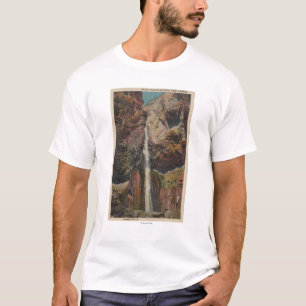 T-shirt Arizona - a vista da fita cai no Grand Canyon