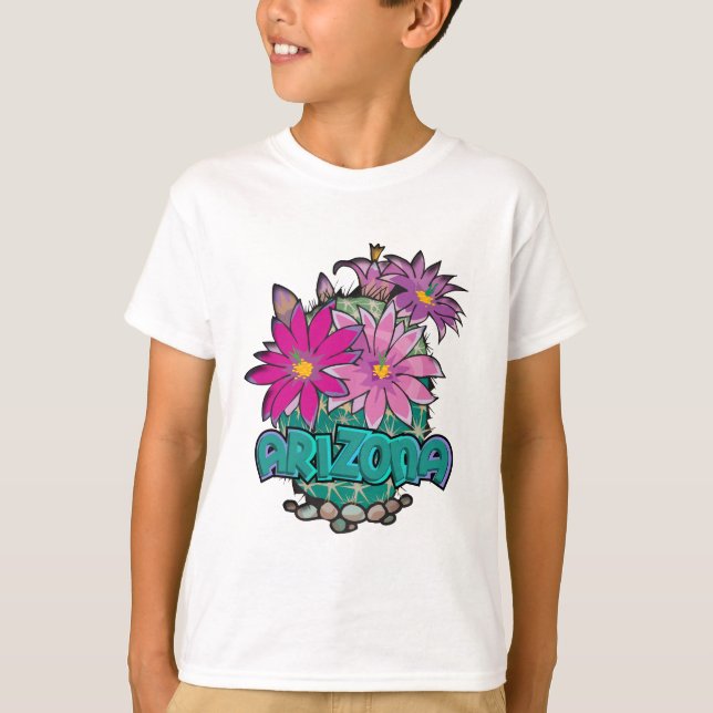 T-shirt Arizona Cactus Blooms (Frente)