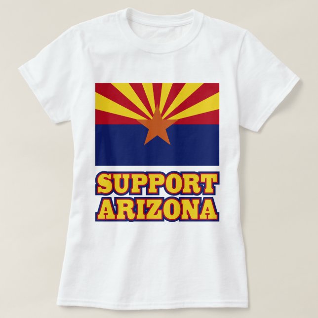 T-shirt Arizona do apoio (Frente do Design)