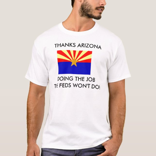 T-shirt Arizona dos obrigados (Frente)