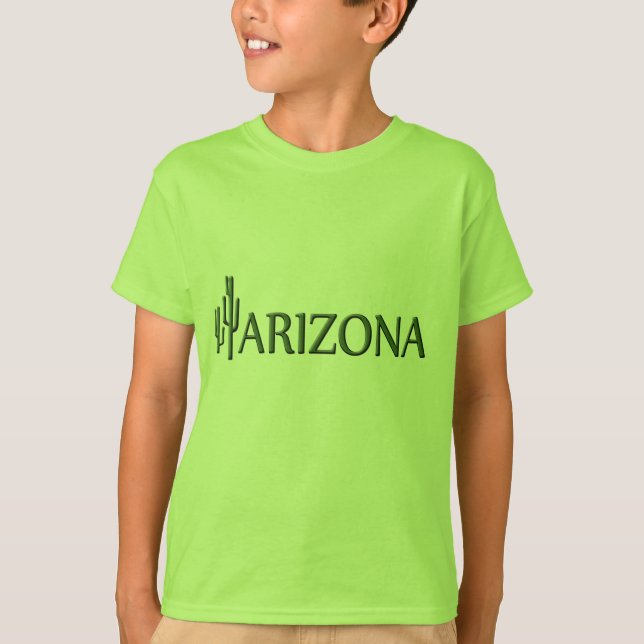 T-shirt arizona Saguaro Cactus Kids (Frente)