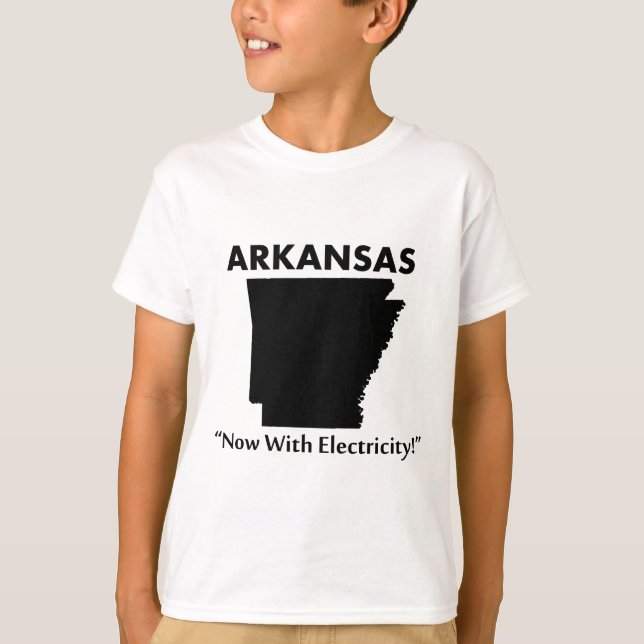 T-shirt Arkansas - Agora Com Eletricidade (Frente)
