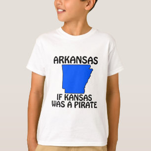 T-shirt Arkansas - Se Kansas Foi Um Pirata