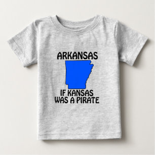 T-shirt Arkansas - Se o Kansas Fosse um Pirata