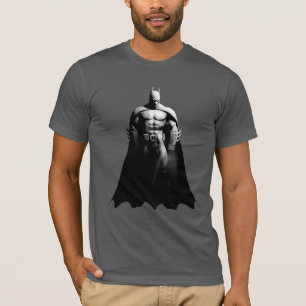T-shirt Arkham City Batman Black and White Wide Pose