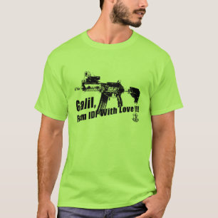 T-shirt Arma automática do IDF Galil