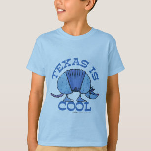 T-shirt Armadillo Blue-Texas é Legal