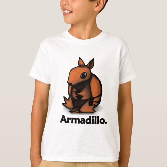 T-shirt Armadillo. do tatu (Frente)