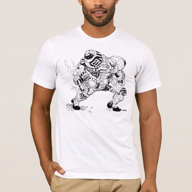 T-shirt Armadura da batalha de Achileus (Frente)