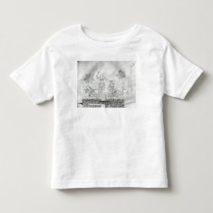 T-shirt Armando um cavaleiro em um campo de batalha