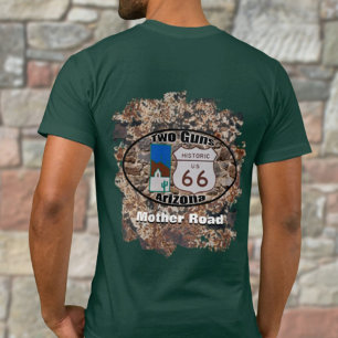 T-shirt Armas históricas do ~ dois da rota 66, arizona