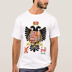 T-shirt Armas imperiais do CARLOS V
