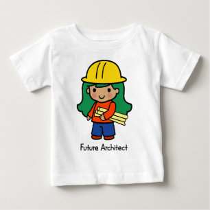 T-shirt Arquitetura Futura - Rapariga