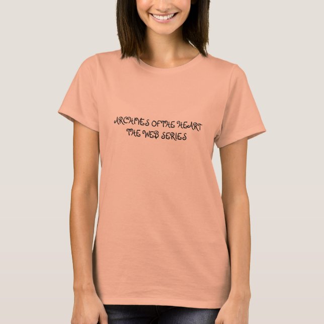 T-SHIRT ARQUIVOS DO CORAÇÃO DA SÉRIE WEB (Frente)