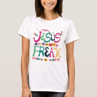 T-shirt arrepiante de Jesus para mulheres
