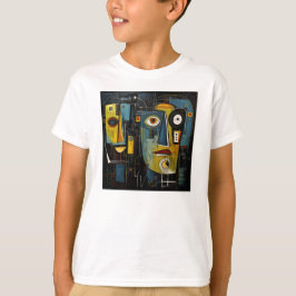 T-shirt art abstrait