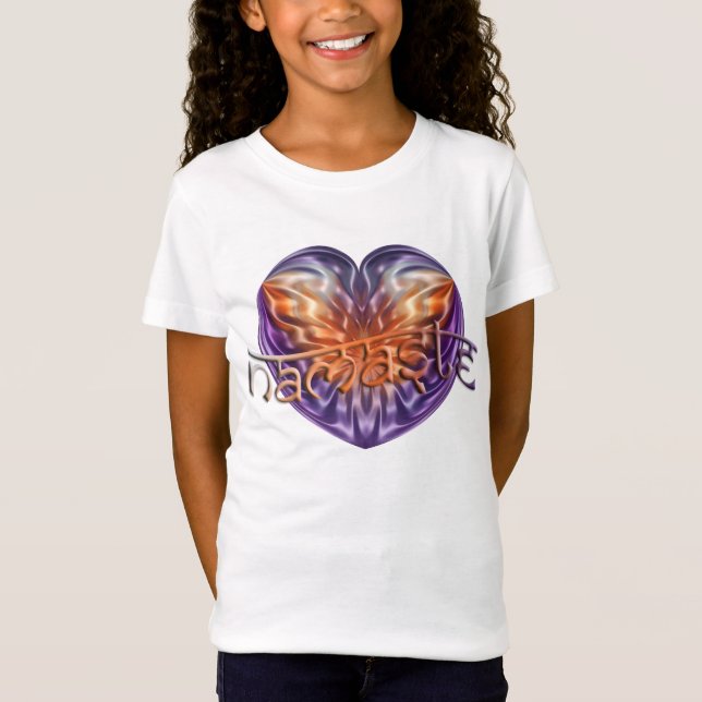 T-shirt ART Heart NAMASTE (Frente)
