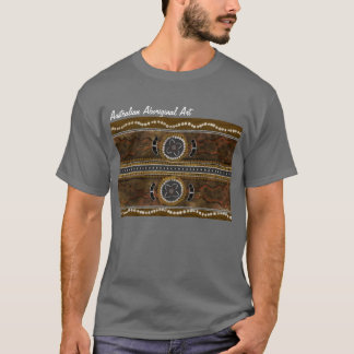T-shirt Arte aborígene australiana - recolhimento da